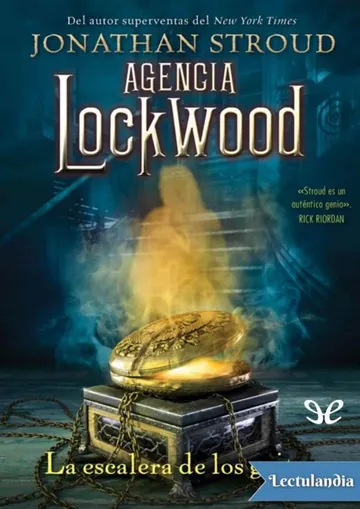 La escalera de los gritos de Jonathan Stroud, portada del libro