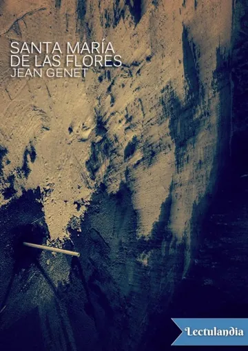 Santa María de las Flores de Jean Genet, portada del libro