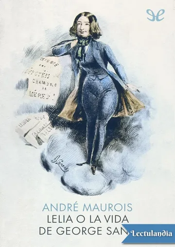 Lélia o la vida de George Sand de André Maurois, portada del libro