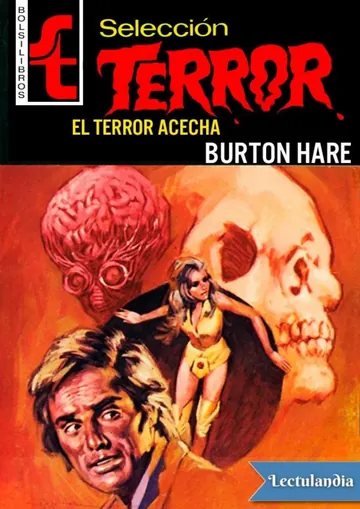 El terror acecha de Burton Hare, portada del libro