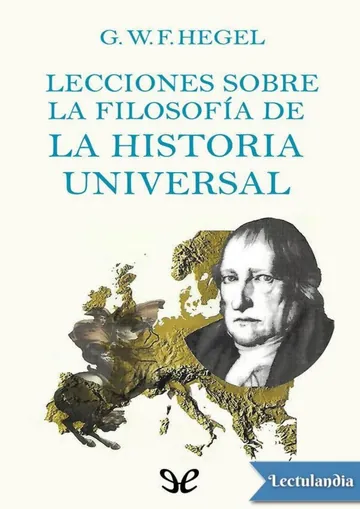 Lecciones sobre la filosofía de la historia universal de Georg Wilhelm Friedrich Hegel, portada del libro