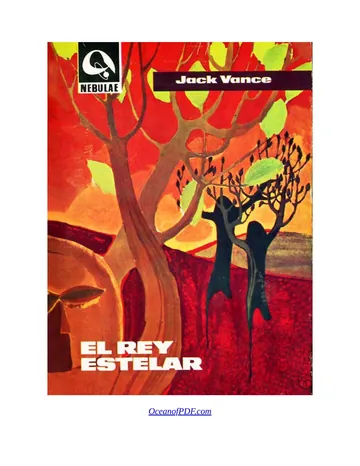 El rey estelar de Jack Vance, portada del libro