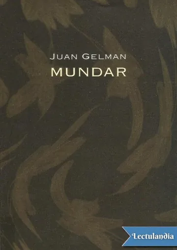 Mundar de Juan Gelman, portada del libro