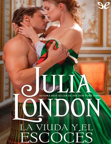 La viuda y el escoces de Julia London, portada del libro