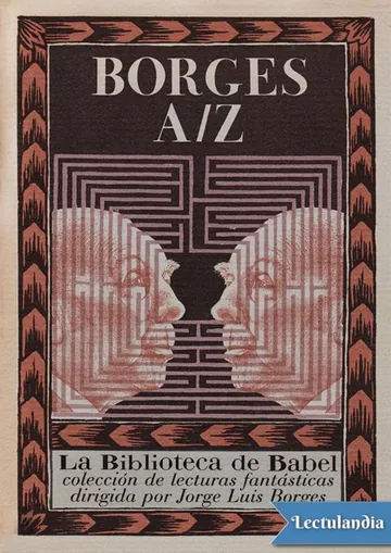 Borges A/Z de Antonio Fernández Ferrer, portada del libro