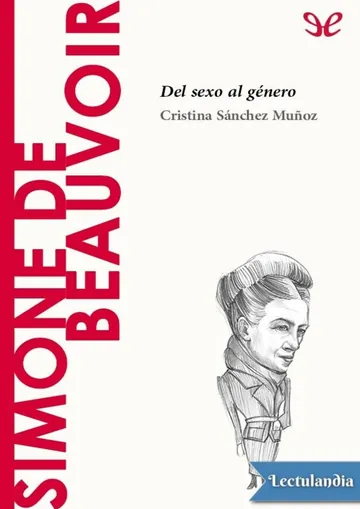 Simone de Beauvoir de Cristina Sánchez Muñoz, portada del libro