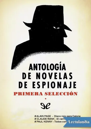 Antología de novelas de espionaje - Primera selección de AA. VV., portada del libro