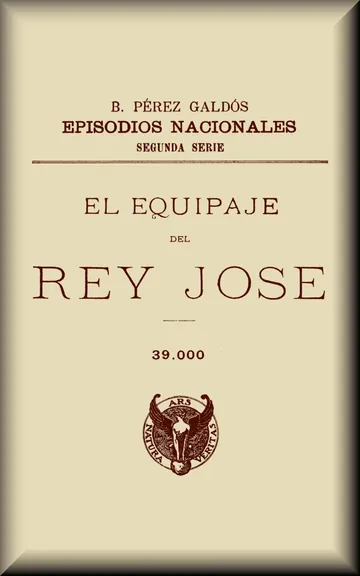 El equipaje del rey José de Benito Pérez Galdós, portada del libro