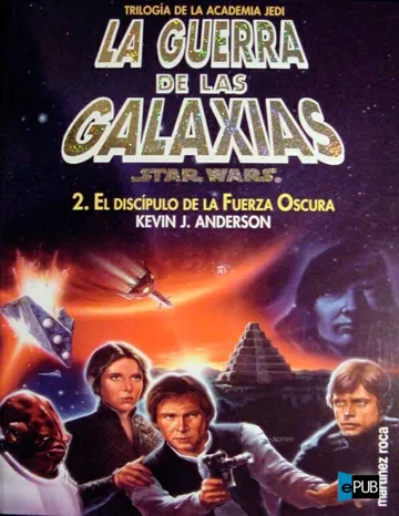 El discipulo de la Fuerza Oscura de Kevin J. Anderson, portada del libro