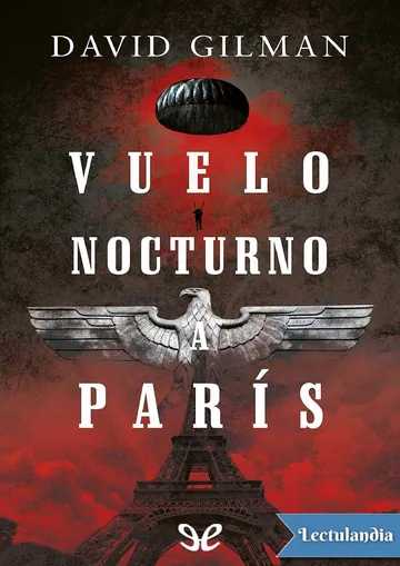 Vuelo nocturno a París de David Gilman, portada del libro