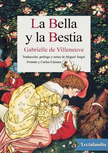 La Bella y la Bestia de Gabrielle-Suzanne de Villeneuve, portada del libro