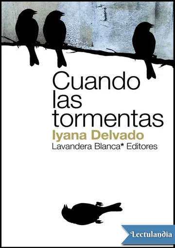 Cuando las tormentas de Iyana Delvado, portada del libro