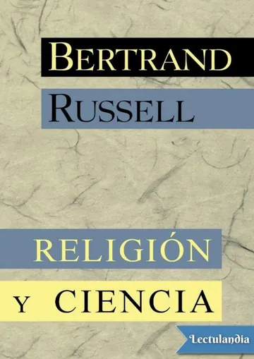 Religión y ciencia de Bertrand Russell, portada del libro