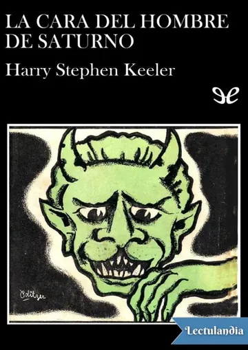 La cara del hombre de Saturno de Harry Stephen Keeler, portada del libro