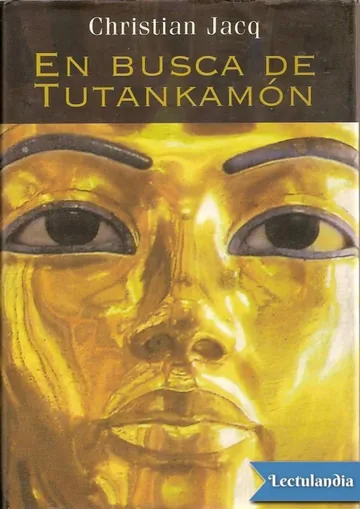 En busca de Tutankamón de Christian Jacq, portada del libro