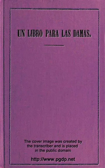 Un libro para las damas de María del Pilar Sinués de Marco, portada del libro