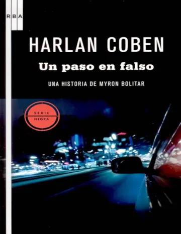 Un paso en falso de Harlan Coben, portada del libro