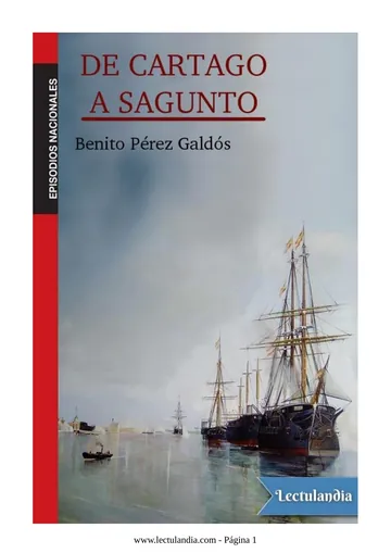 De Cartago a Sagunto de Benito Pérez Galdós, portada del libro