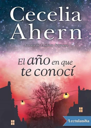 El año en que te conocí de Cecelia Ahern, portada del libro