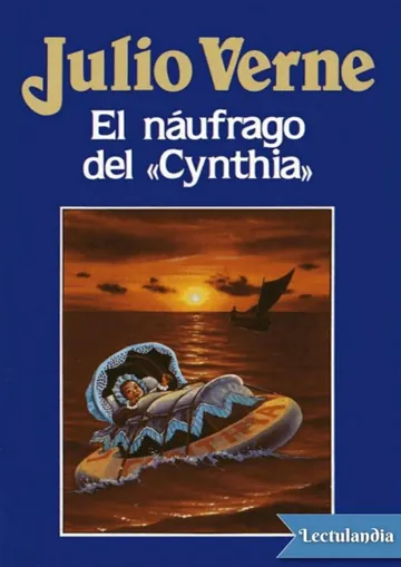 El náufrago del «Cynthia» de Jules Verne, portada del libro