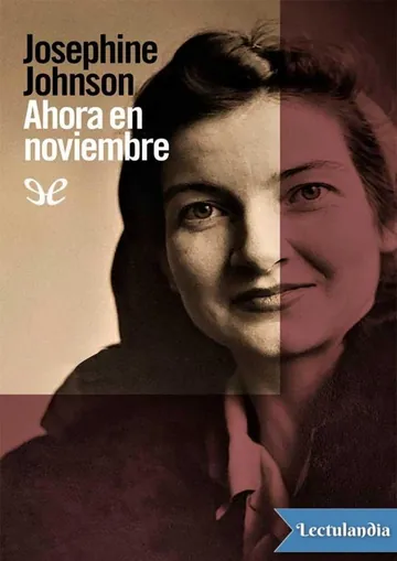 Ahora en noviembre de Josephine Johnson, portada del libro