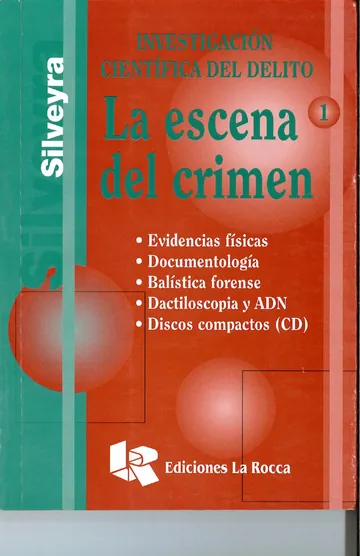La Escena del Crimen de Jorge O Silveyra, portada del libro