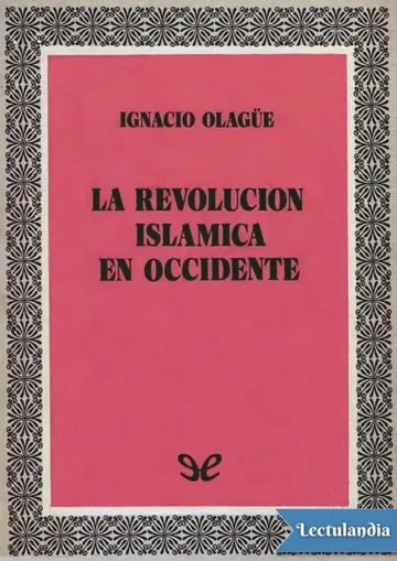 La revolución islámica en Occidente de Ignacio Olagüe, portada del libro