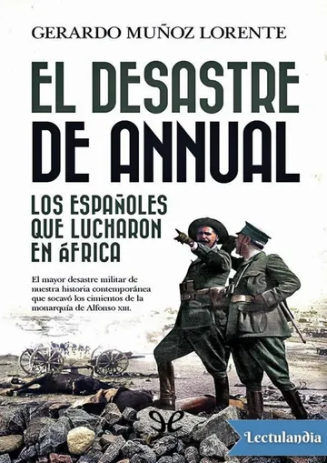 El desastre de Annual de Gerardo Muñoz Lorente, portada del libro