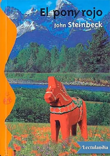 El pony rojo de John Steinbeck, portada del libro