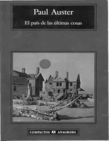 El país de las últimas cosas de Paul Auster, portada del libro
