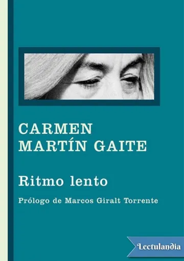 Ritmo lento de Carmen Martín Gaite, portada del libro