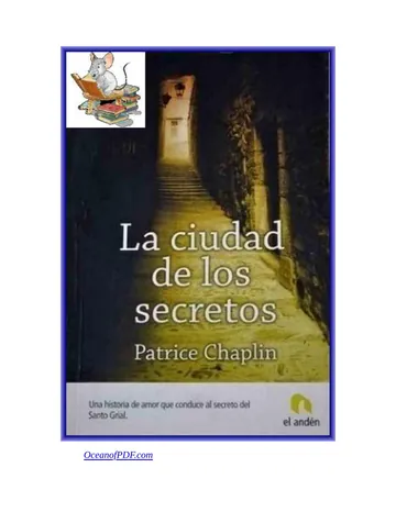 La ciudad de los secretos de Patrice Chaplin, portada del libro