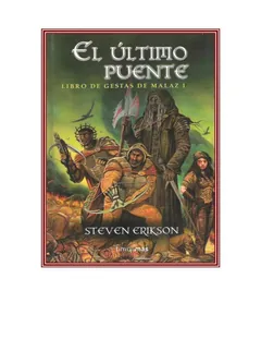 El ultimo puente - Steven Erikson