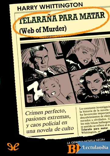 Telaraña para matar de Harry Whittington, portada del libro
