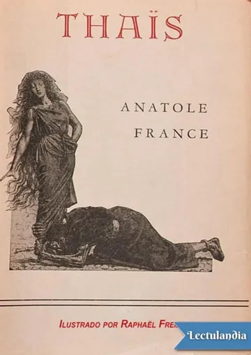 Thaïs, la cortesana de Alejandría de Anatole France, portada del libro