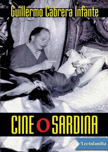 Cine o sardina de Guillermo Cabrera Infante, portada del libro