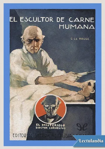 El escultor de carne humana de Gustave le Rouge, portada del libro