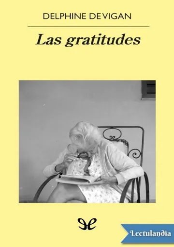 Las gratitudes de Delphine De Vigan, portada del libro