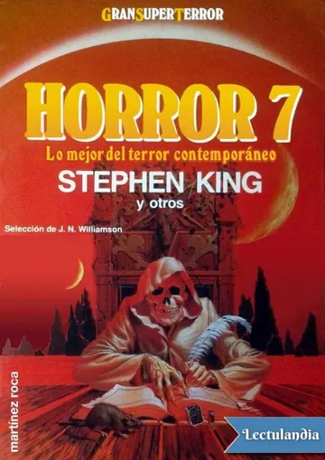Horror 7 de Stephen King y otros, portada del libro