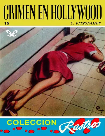 Crimen en Hollywood de C. Fitzsimmons, portada del libro