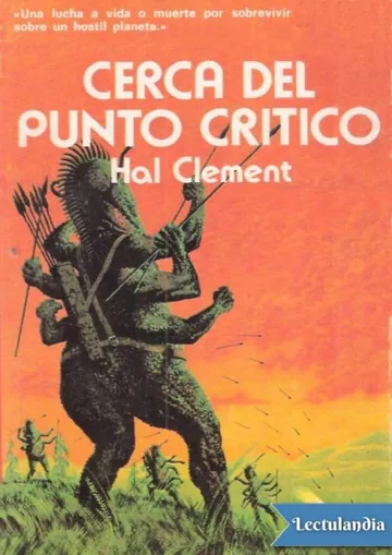 Cerca del punto crítico de Hal Clement, portada del libro