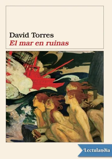 El mar en ruinas de David Torres, portada del libro