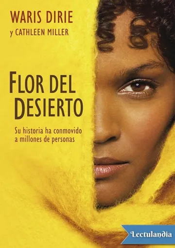 Flor del desierto de Waris Dirie, portada del libro