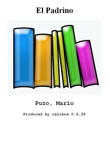 El Padrino de Mario Puzo, portada del libro