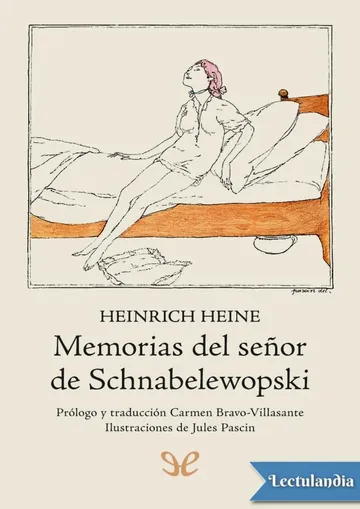 Memorias del señor de Schnabelewopski de Heinrich Heine, portada del libro