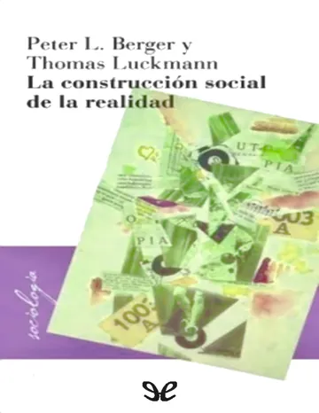 Construcción social de la realidad de Peter L. Berger, Thomas Luckmann, portada del libro