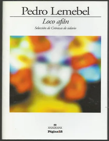Loco afán de Pedro Lemebel, portada del libro
