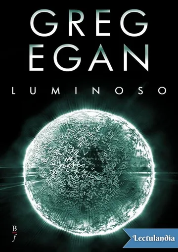 Luminoso de Greg Egan, portada del libro