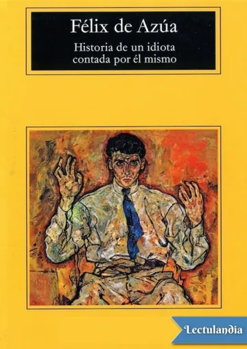 Historia de un idiota contada por él mismo de Félix de Azúa, portada del libro