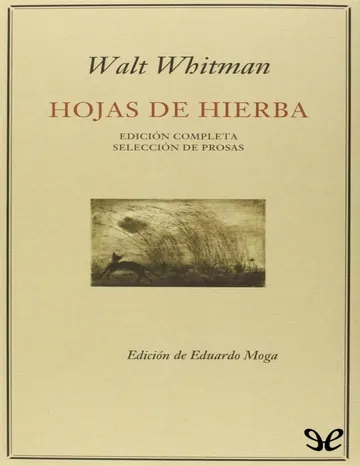 Hojas de hierba & Selección de prosas de Walt Whitman, portada del libro